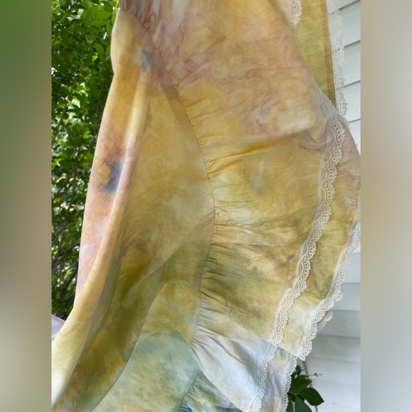Fairground Dreams: One of a Kind Ice Dyed Vintage Dress - Pastels - XS/S - Picture 9 of 16